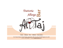 Tablet Screenshot of albergoaltaj.com